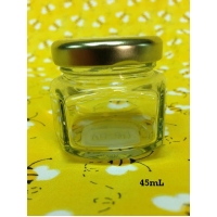 45mL Oval-Hexagon Jar w/lids